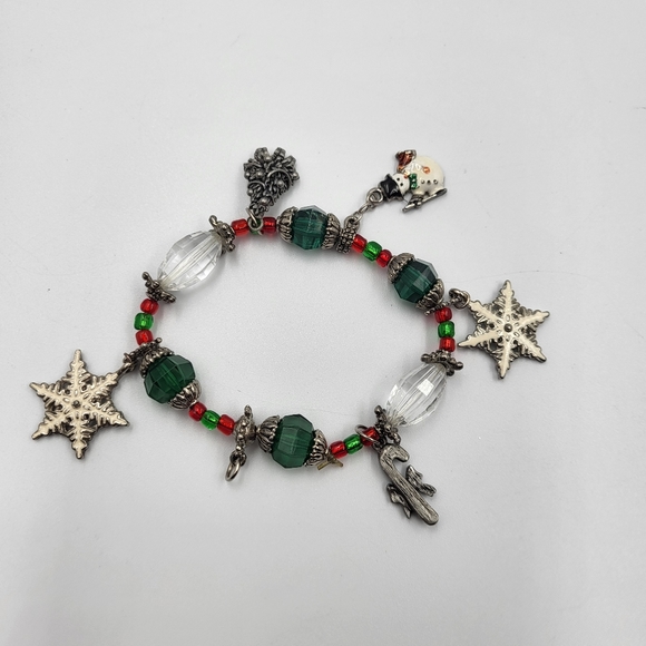 3 Christmas Charm Bracelet Stack - Picture 7 of 7